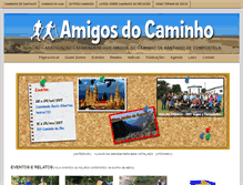 Tablet Screenshot of amigosdocaminho.com.br